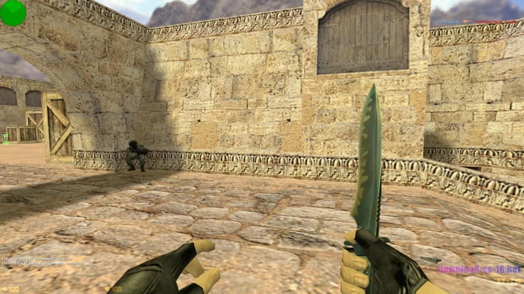 CS 1.6 Оригинал 9 Нож в руке в классической Контре 1.6